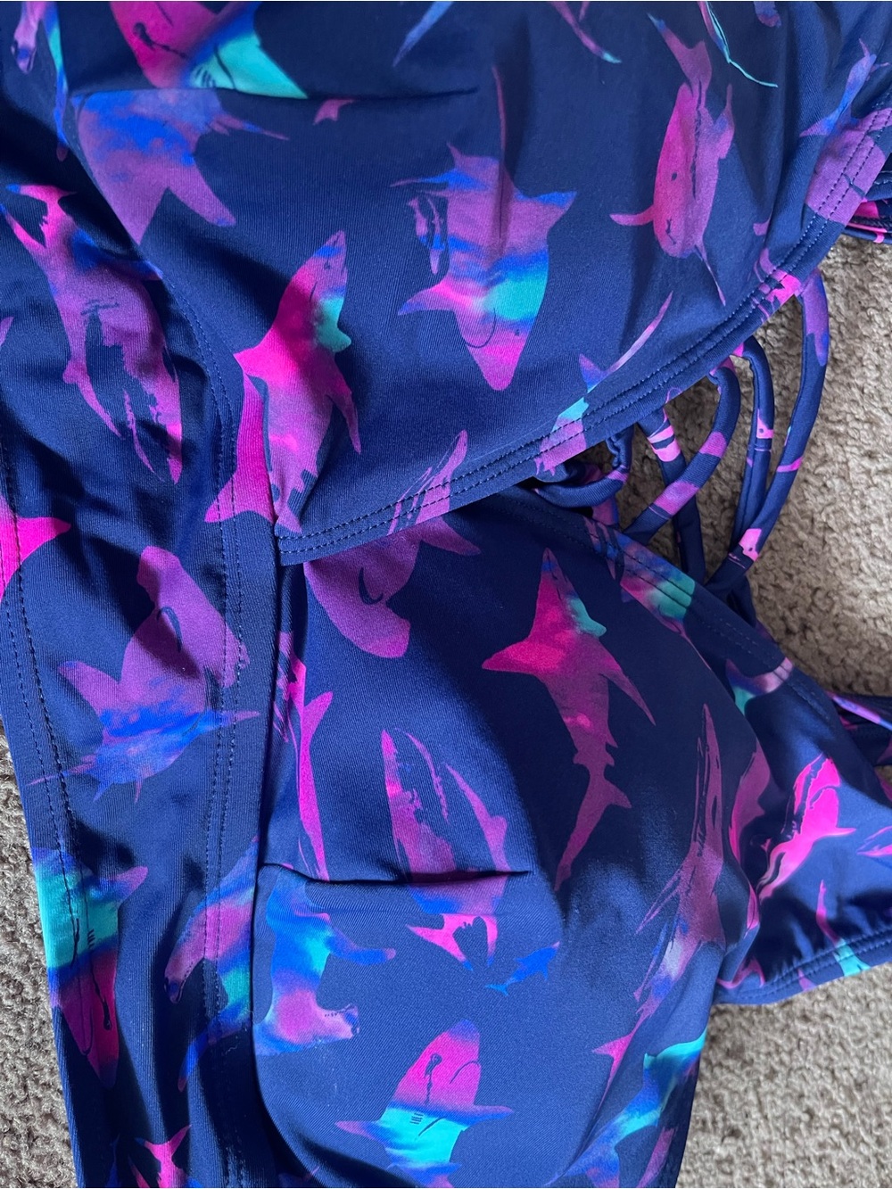 NWOT Torrid Shark Swim top 1 - Picture 3 of 5